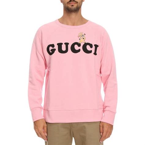 pink gucci sweatshirt mens|gucci official website usa.